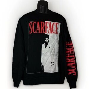 Scarface Classic Official Licensed Sweatshirt Sleeve Hit Black Men’s Size L